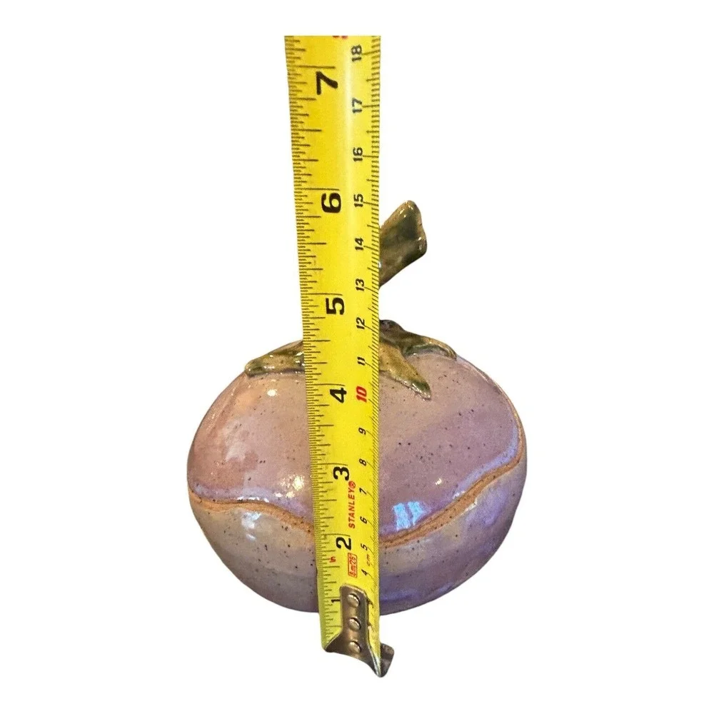 Pumpkin-Shaped Ceramic‎ Lidded Jar